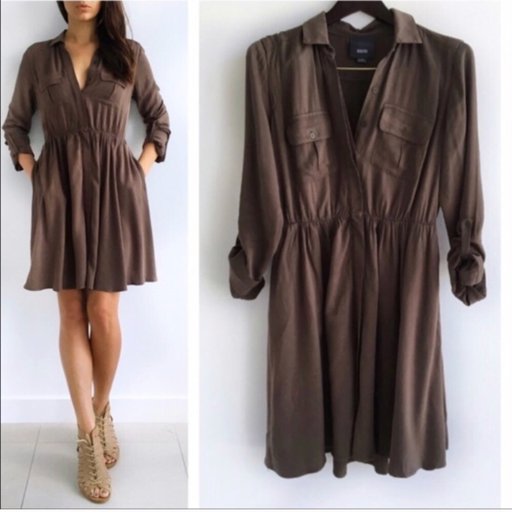 Anthropologie Maeve Dakota Shirtdress